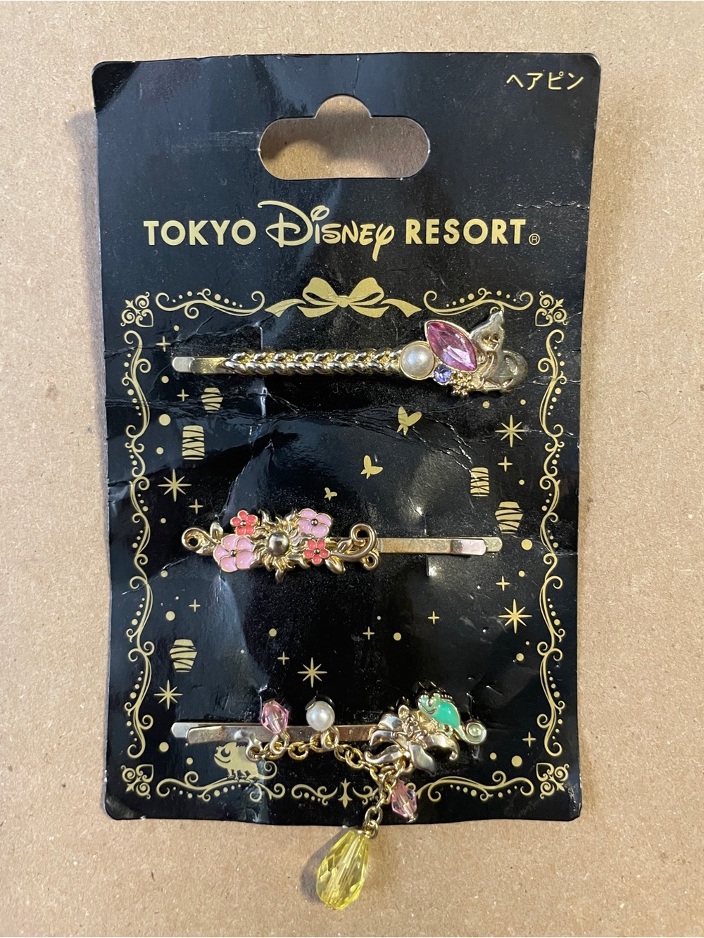 Tokyo Disney Resort Tangled Enamel Hair Pins